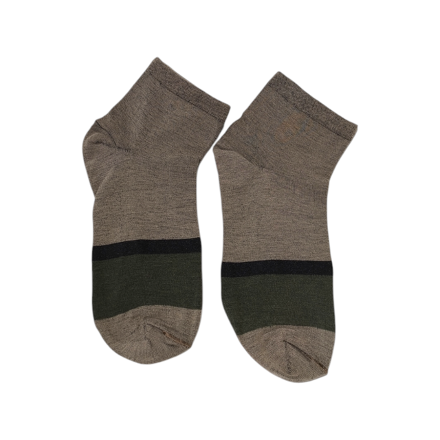 جوراب نیم ساق مردانه قهوه ای