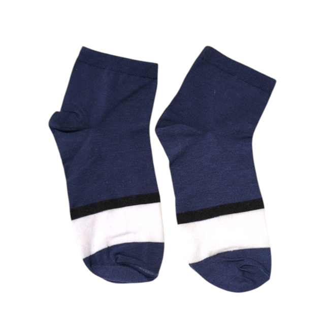 جوراب نیم ساق مردانه سورمه ای پیدو