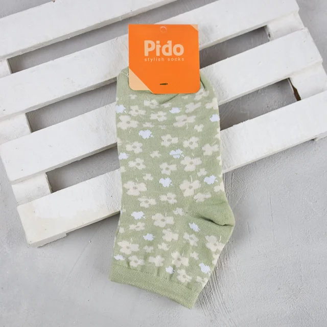 جوراب نیم ساق گلبهار سبز