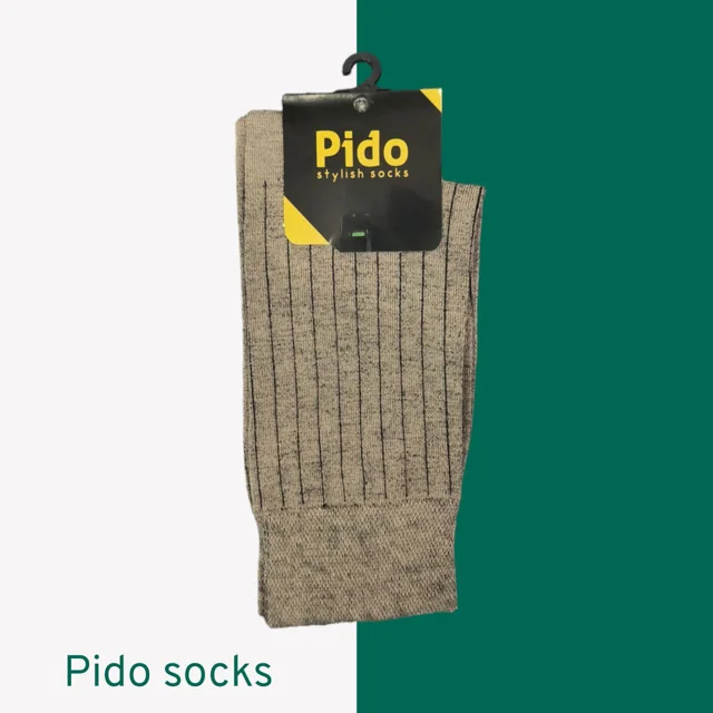 جوراب مردانه کبریتی قهوه ای روشن